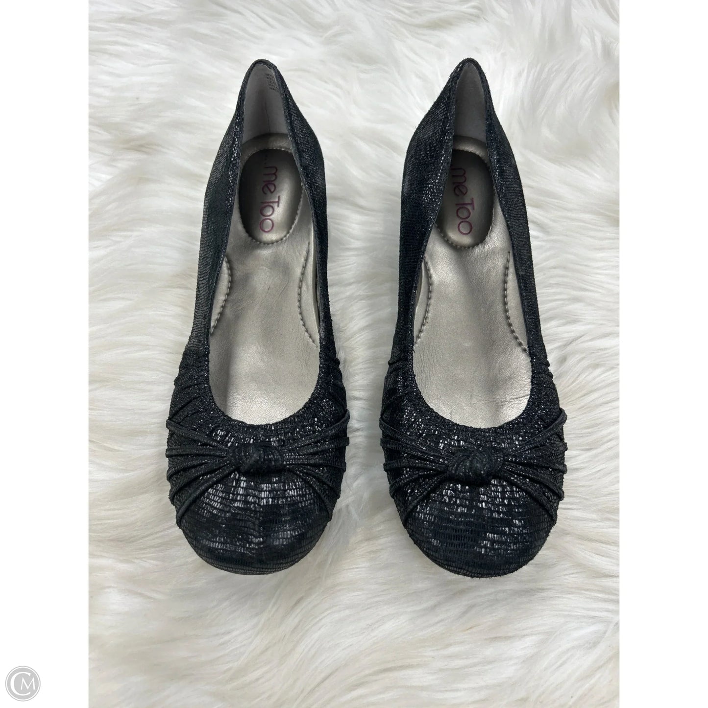 Shoes Heels Wedge By Me Too In Black, Size: 7.5