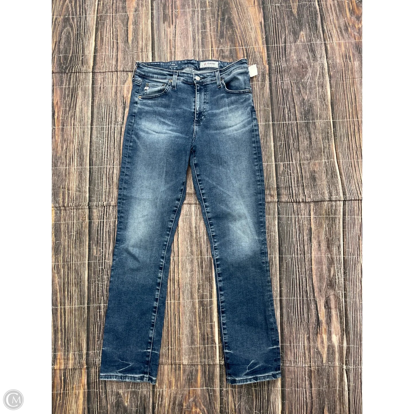 Jeans Straight By Ag Jeans In Blue, Size: 10