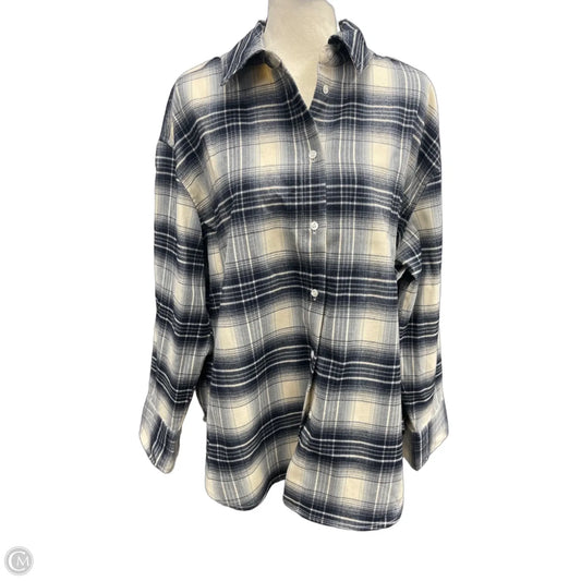 Top Long Sleeve By Clothes Mentor In Blue, Size: L