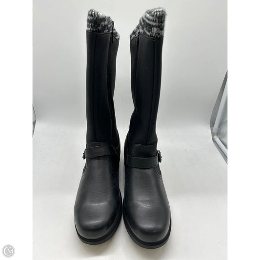 Boots Knee Heels By Sporto In Black, Size: 11