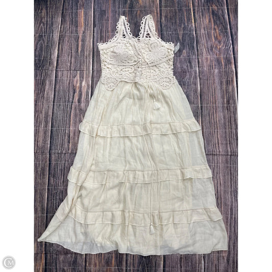 Dress Casual Maxi By J Gee In Cream, Size: Xl