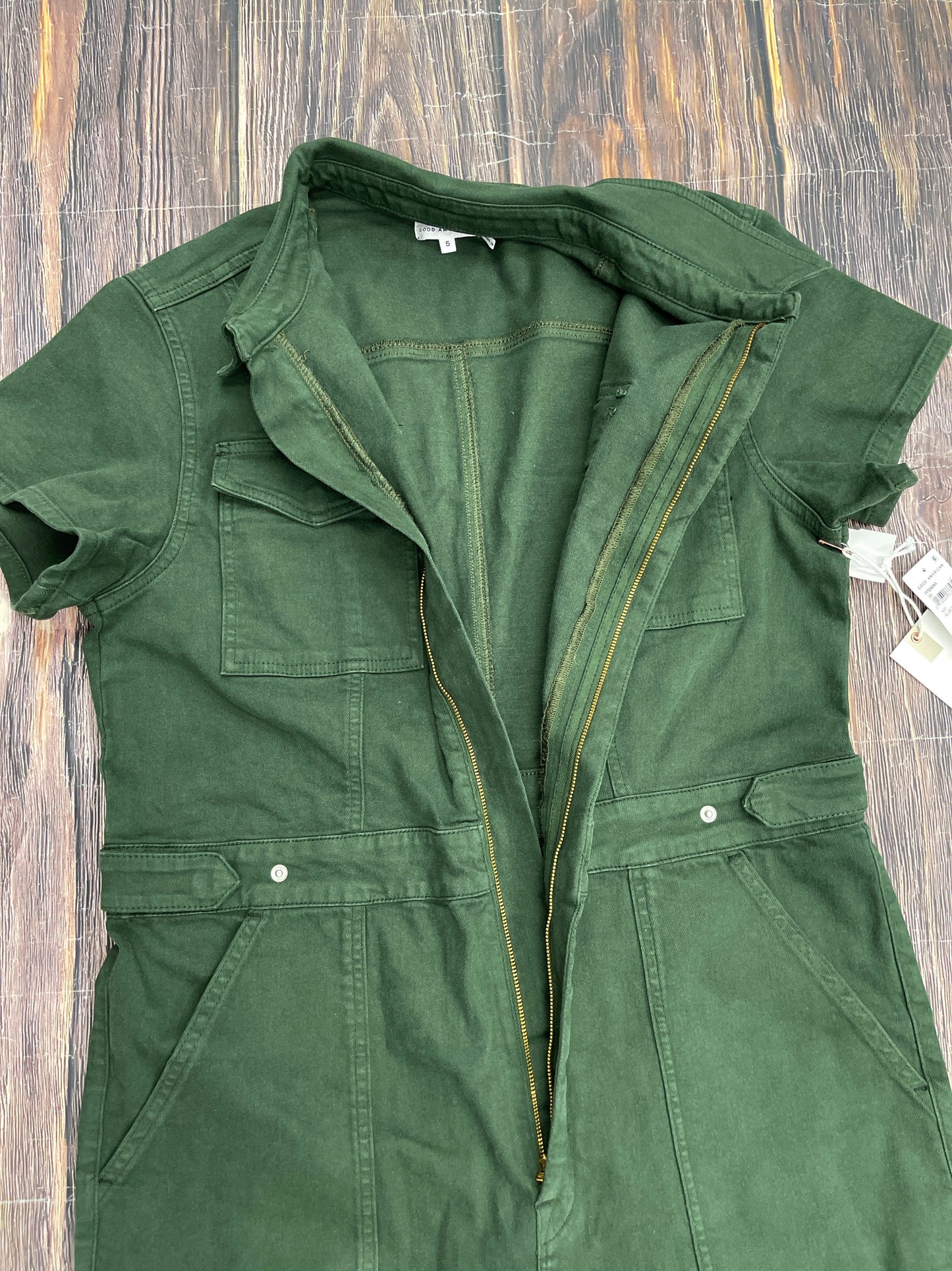Green Jumpsuit Good American, Size 1x