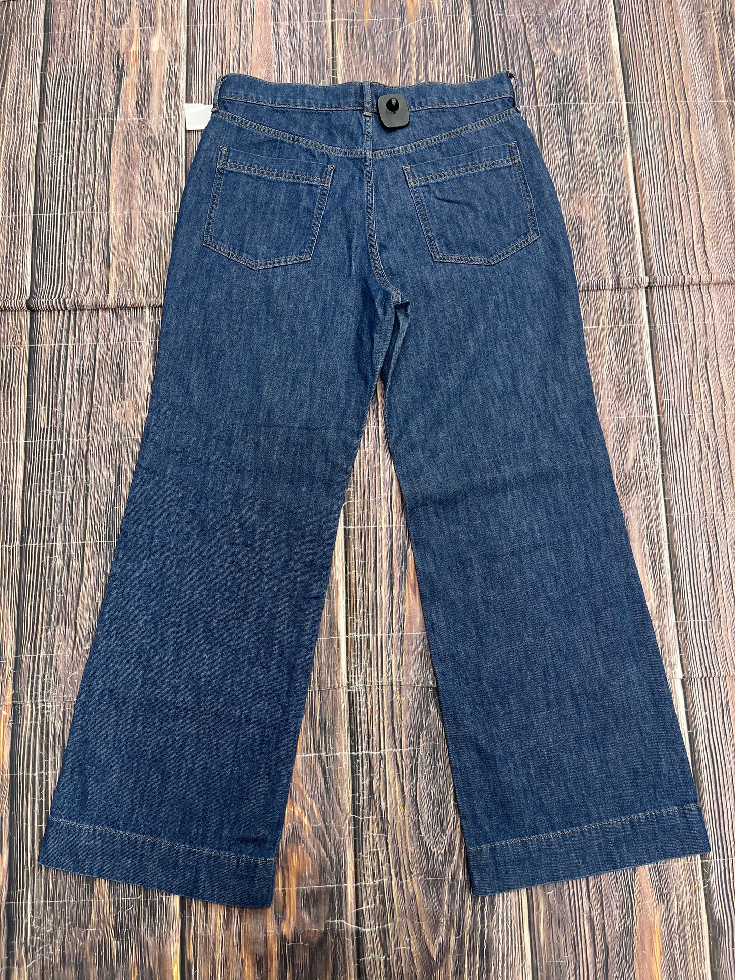 Jeans Wide Leg By J. Crew In Blue Denim, Size: 8