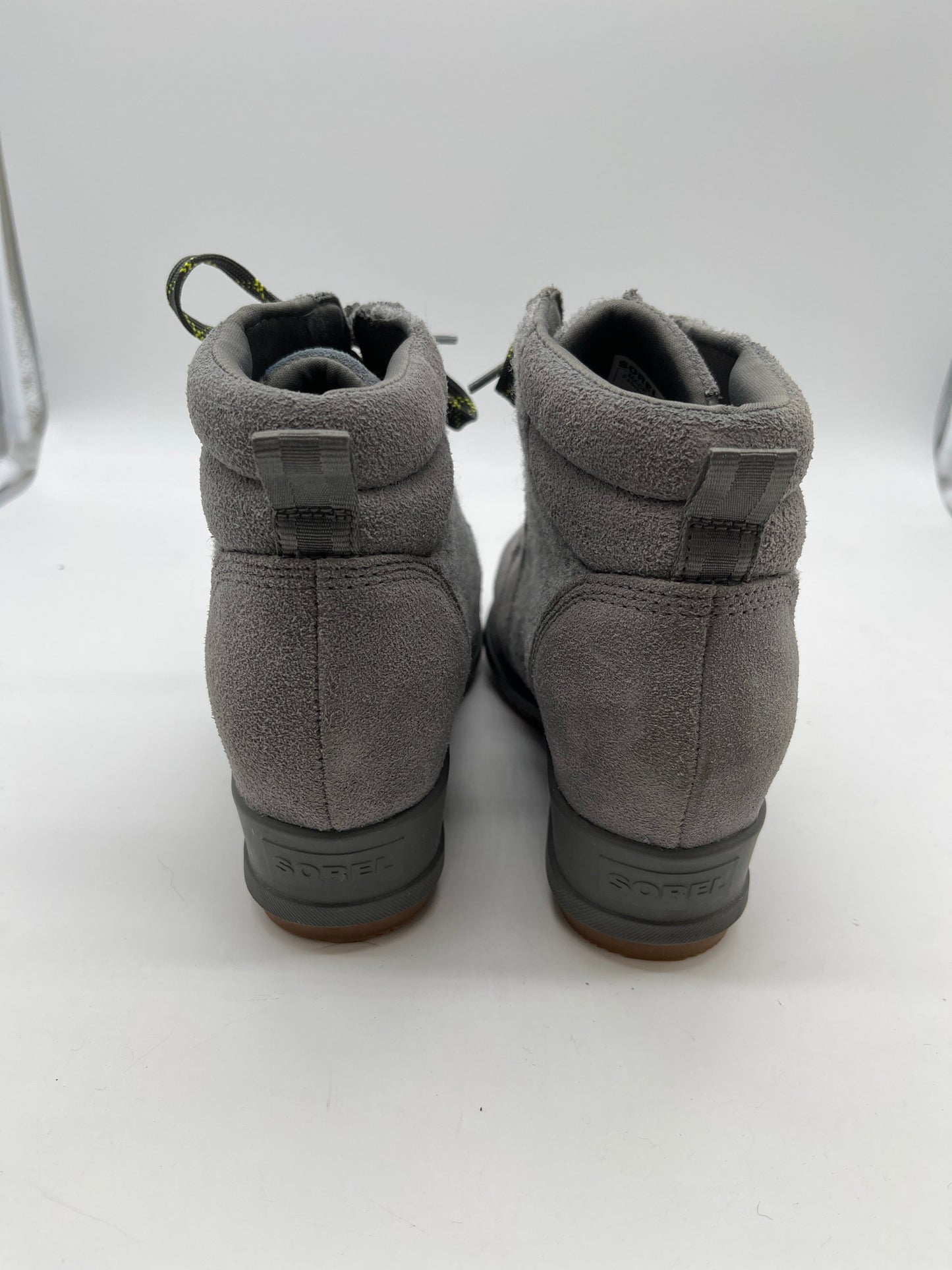 Boots Ankle Heels By Sorel In Grey, Size: 8