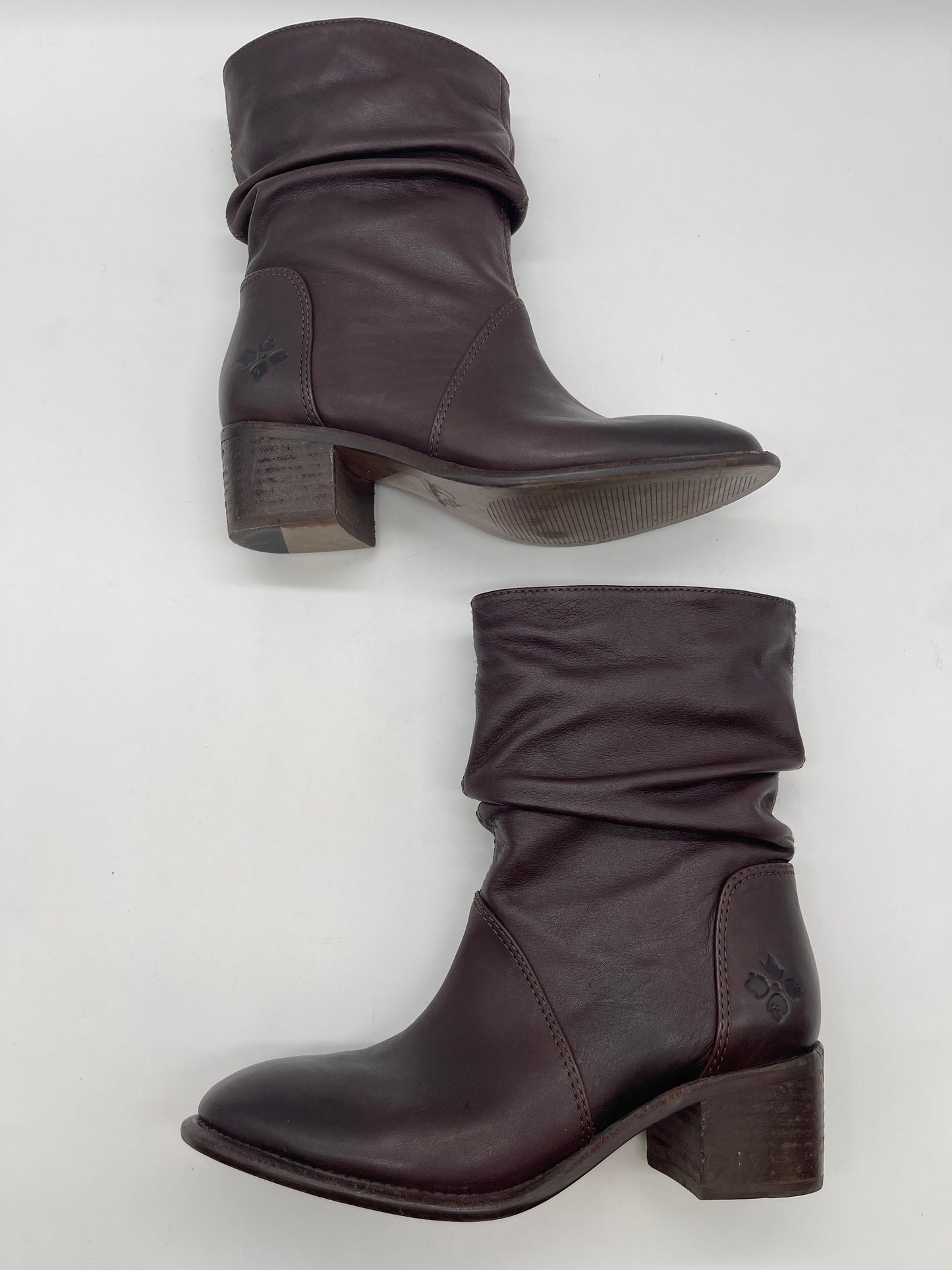 Boots Designer By Patricia Nash In Brown, Size: 6