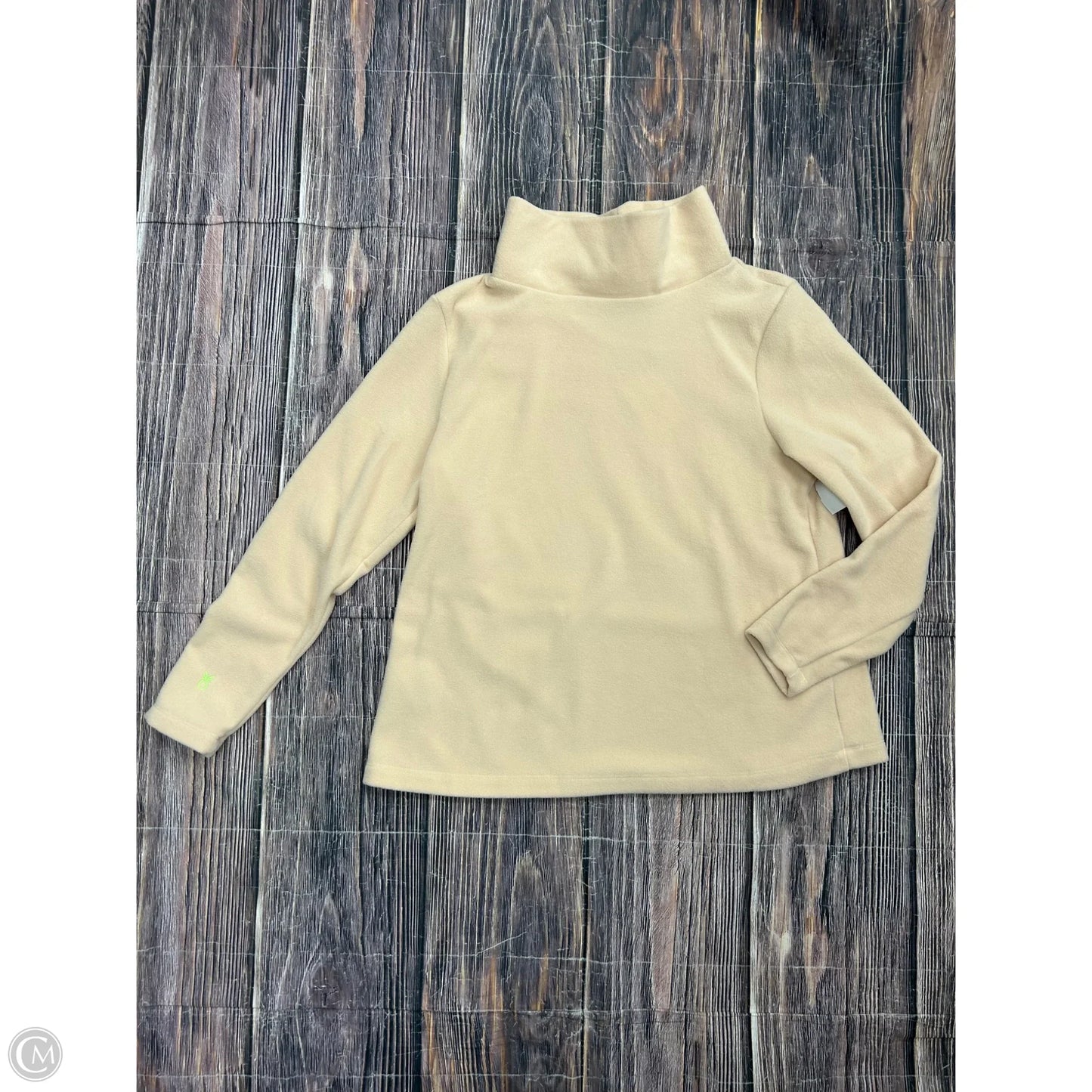 Sweatshirt Crewneck By Clothes Mentor In Tan, Size: 1x