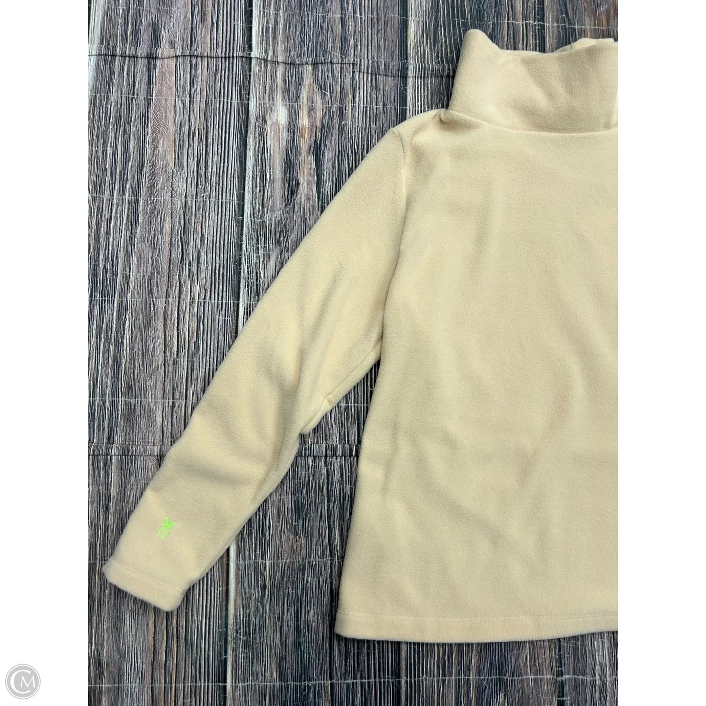 Sweatshirt Crewneck By Clothes Mentor In Tan, Size: 1x