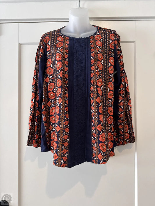 Top Long Sleeve By Matilda Jane In Blue, Size: M