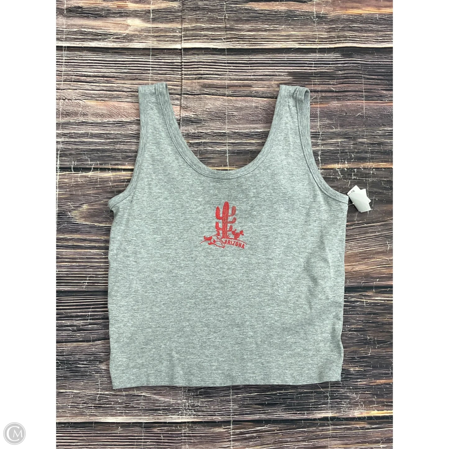 Tank Top By Clothes Mentor In Grey, Size: Xl