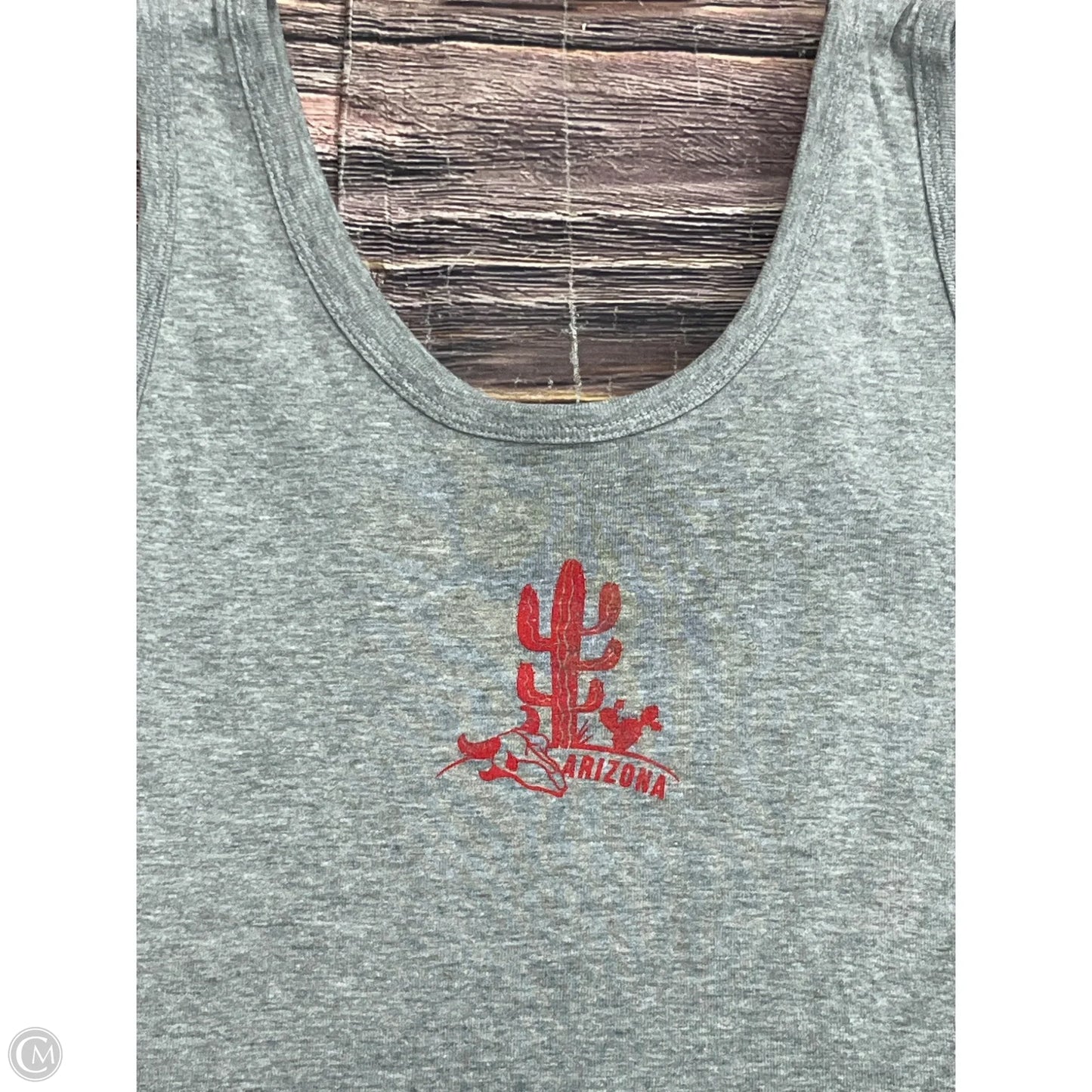 Tank Top By Clothes Mentor In Grey, Size: Xl