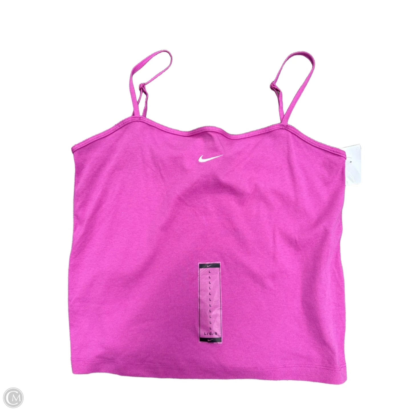 Tank Top By Nike In Pink, Size: L