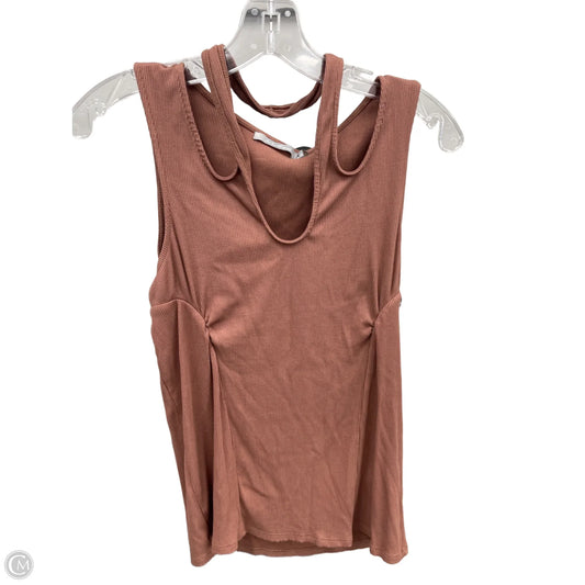 Tank Top By Bke In Tan, Size: L