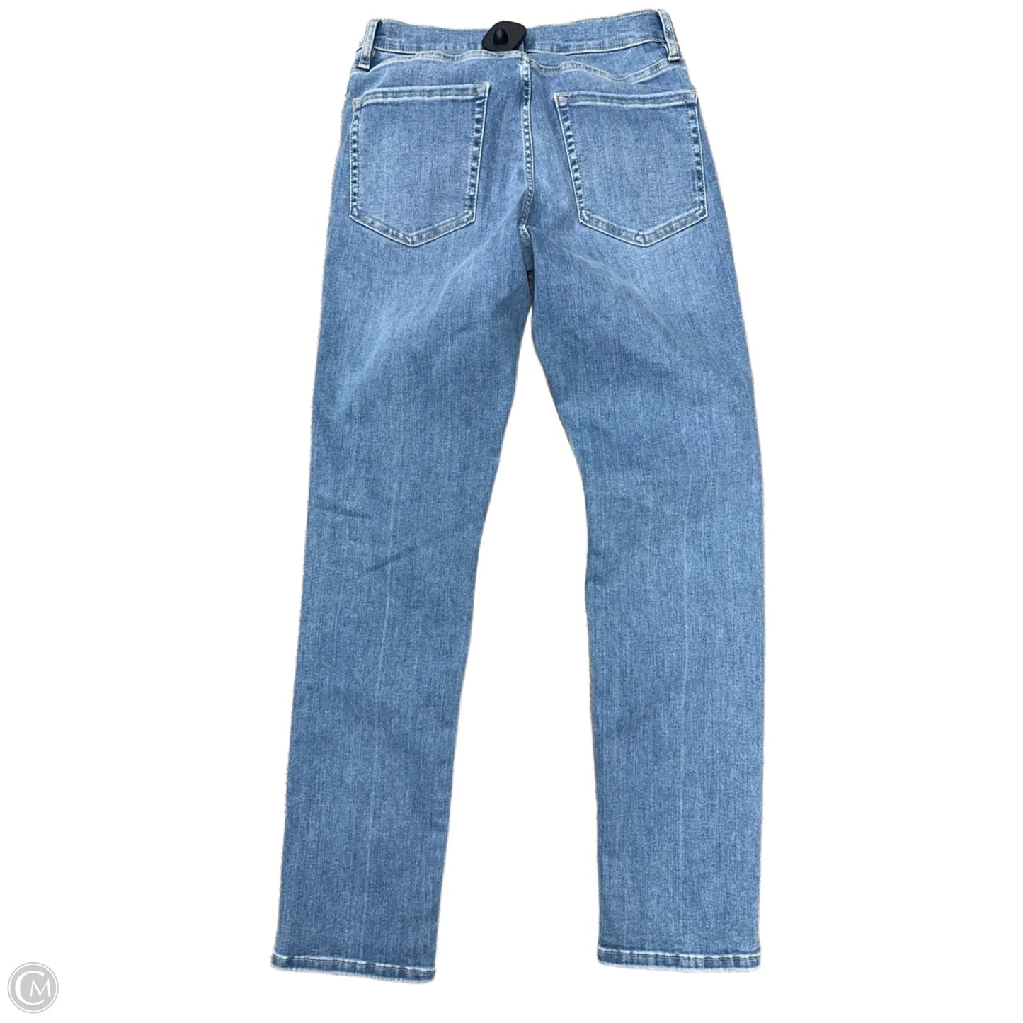 Jeans Skinny By Frame In Blue Denim, Size: 10