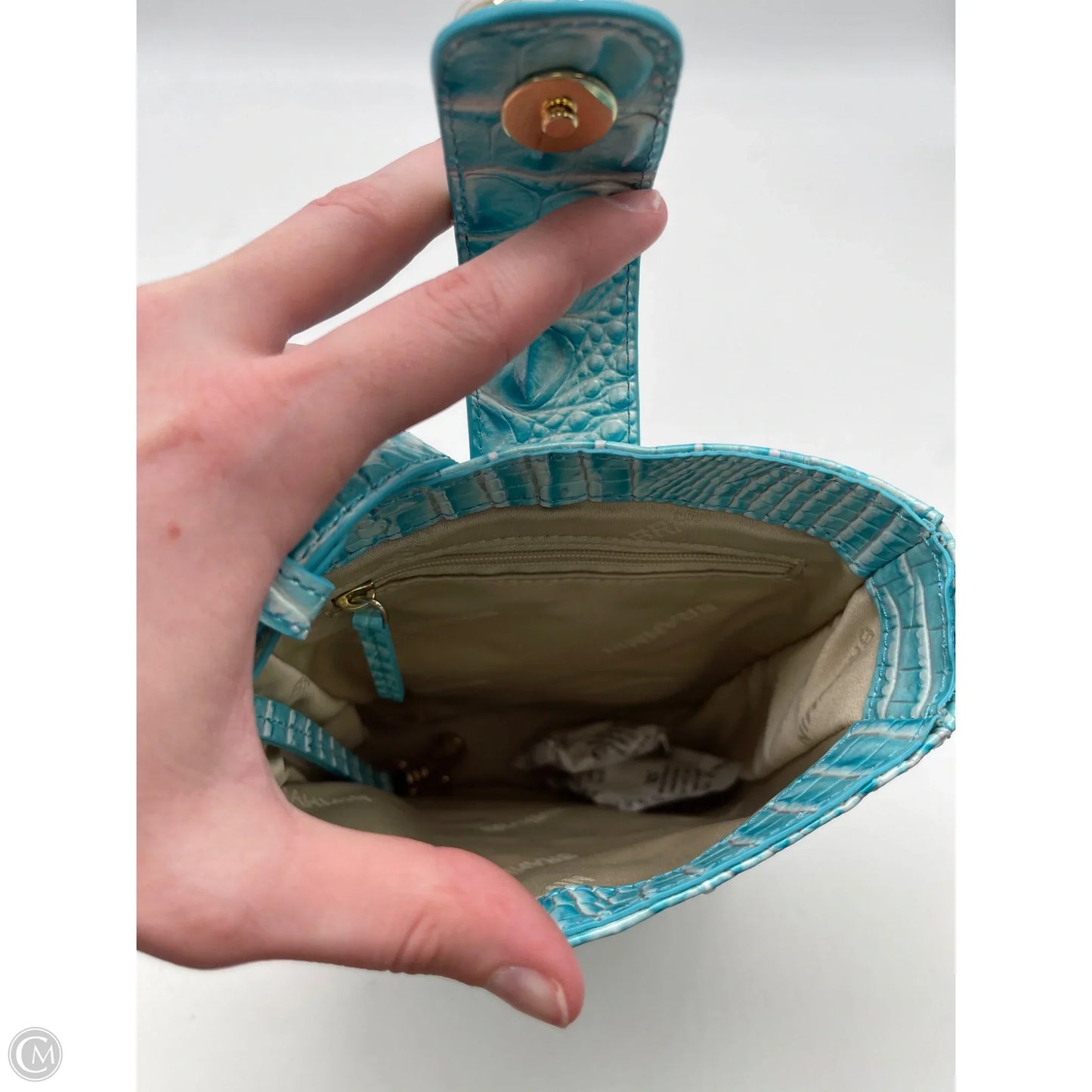 Handbag Designer By Brahmin, Size: Small