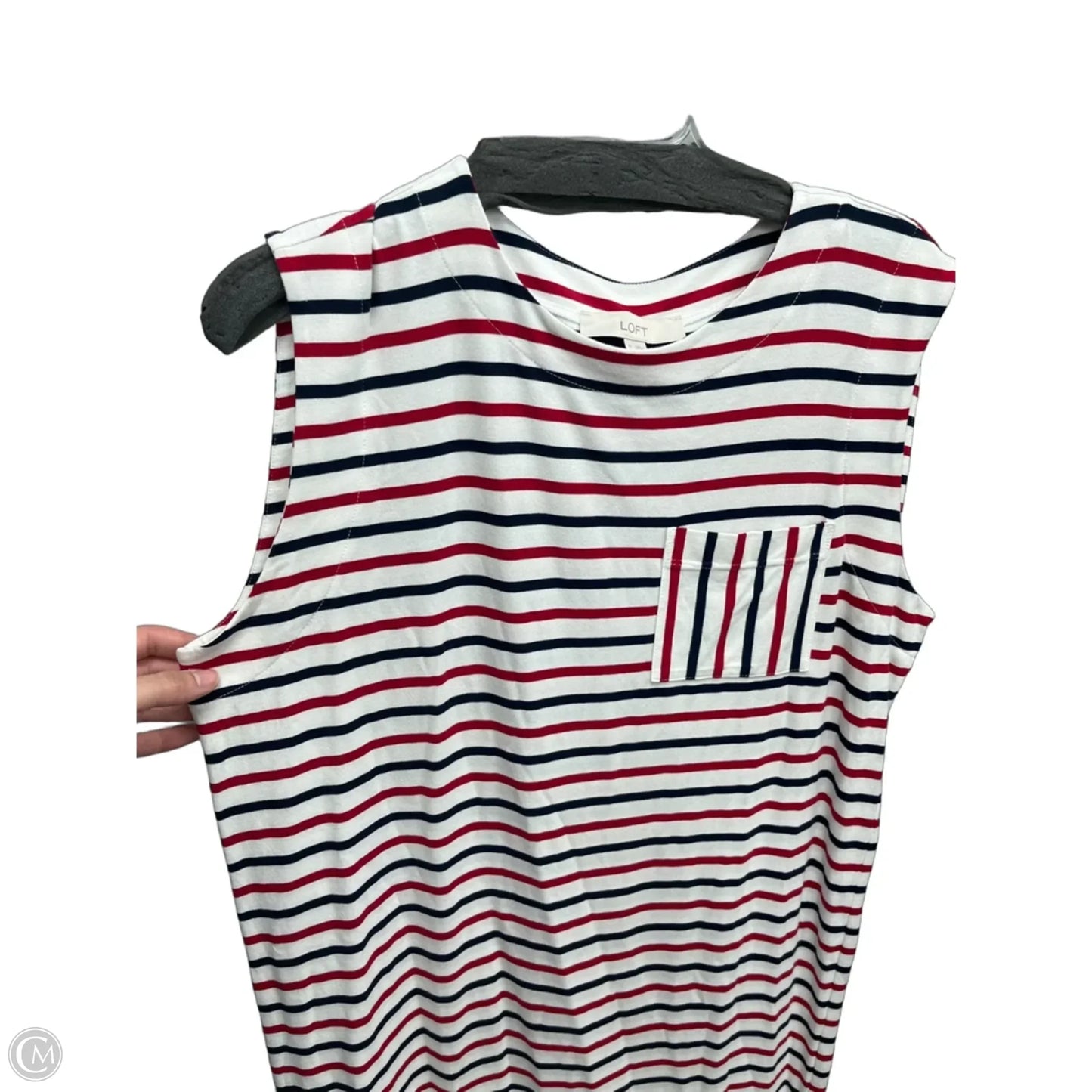 Dress Casual Maxi By Loft In White, Size: M
