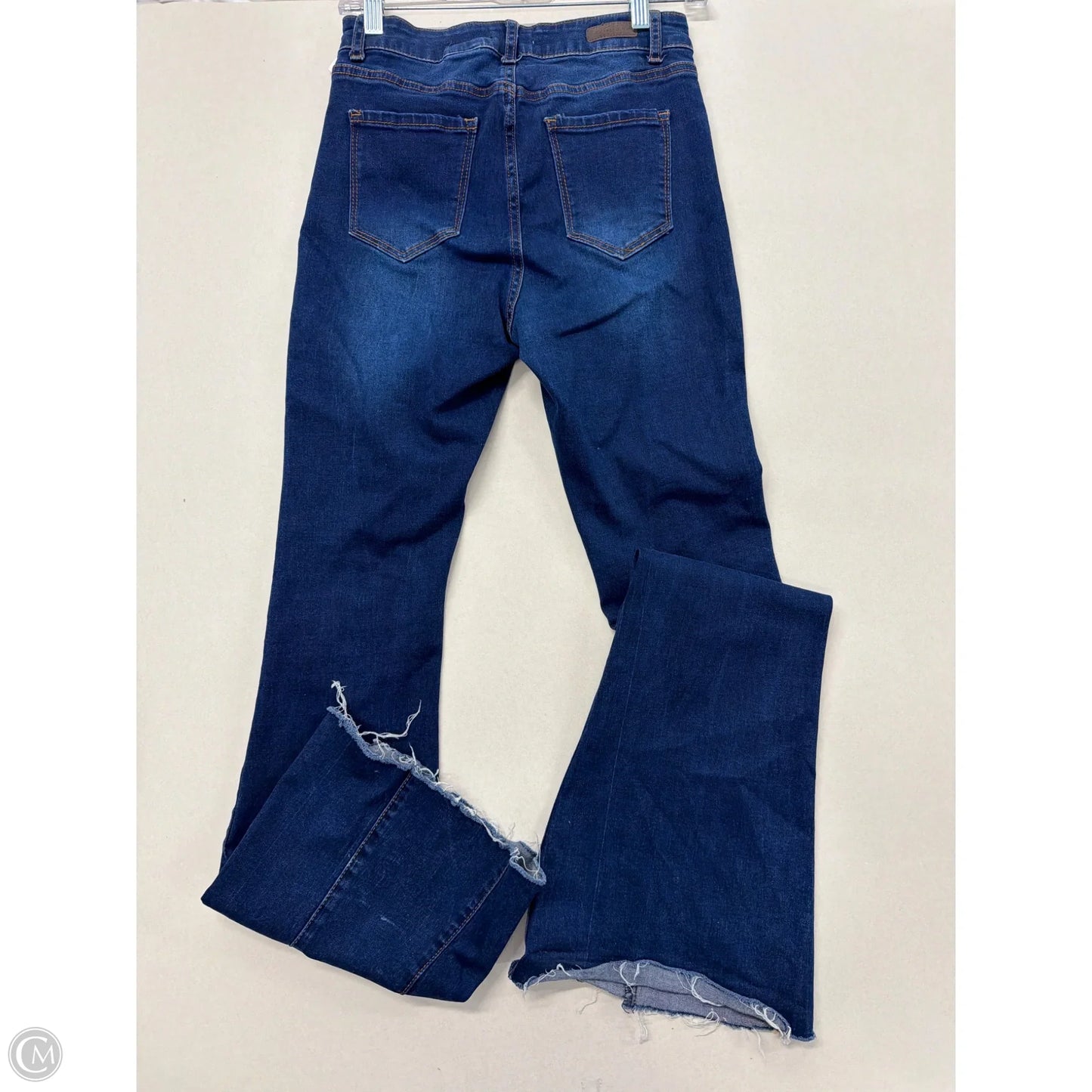 Jeans Flared By Clothes Mentor In Blue Denim, Size: 10