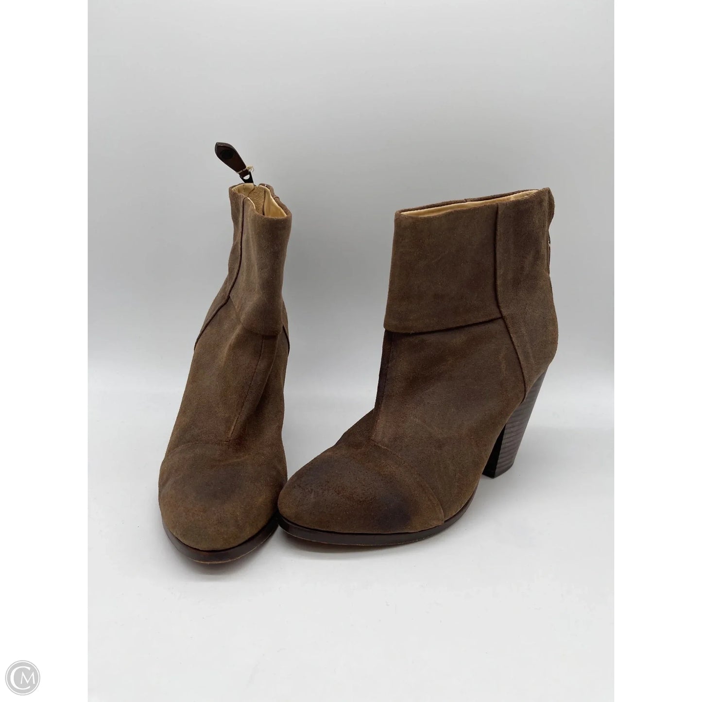 Boots Ankle Heels By Rag And Bone In Brown, Size: 9