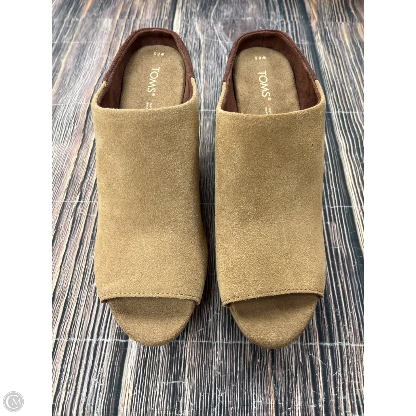 Shoes Heels Block By Toms In Brown, Size: 8.5