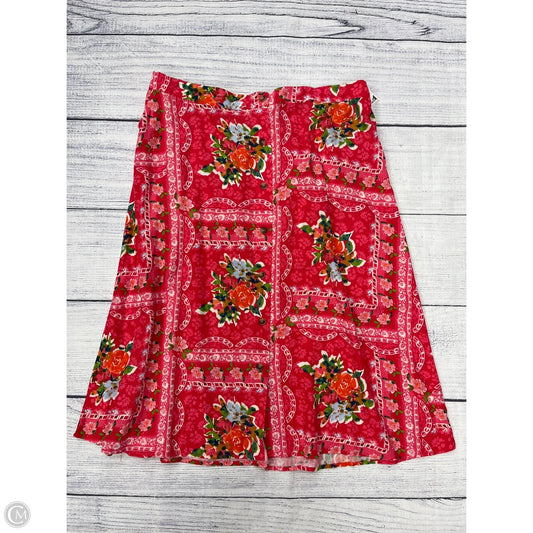 Skirt Maxi By Lc Lauren Conrad In Red, Size: 1x