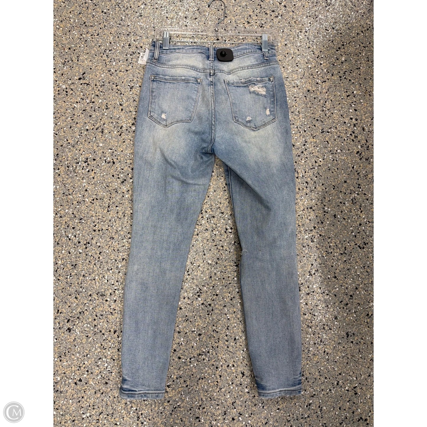 Jeans Skinny By Verve In Blue Denim, Size: 6