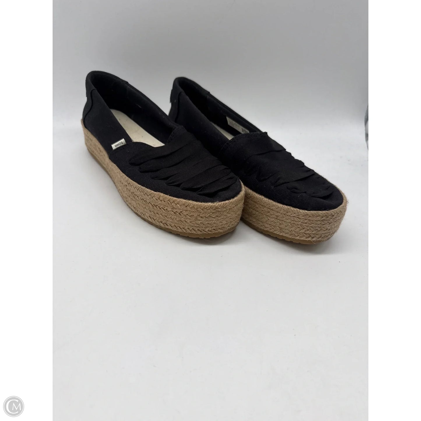 Shoes Heels Platform By Toms In Black, Size: 7
