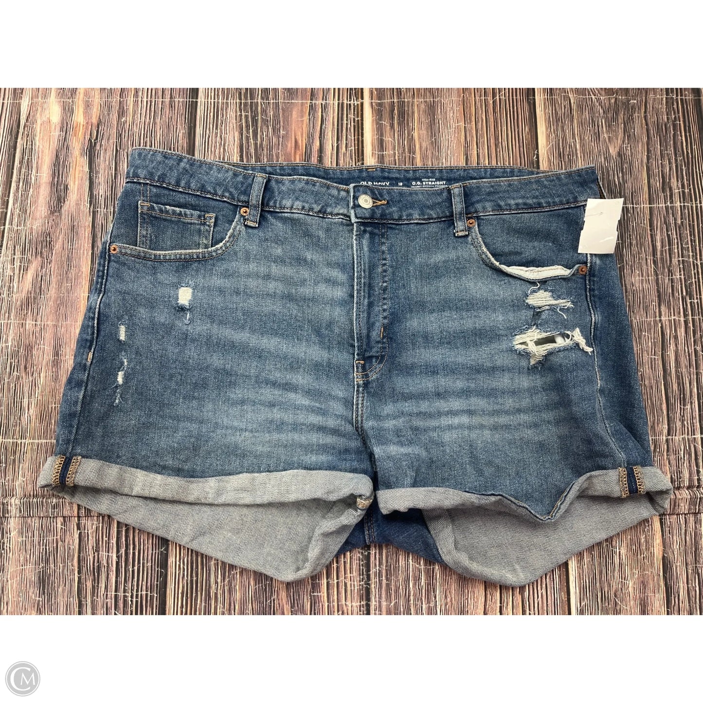Shorts By Old Navy In Blue Denim, Size: 18
