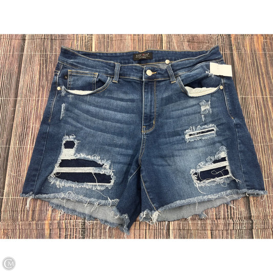 Shorts By Judy Blue In Blue Denim, Size: 2x