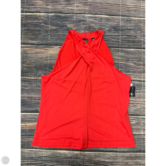 Tank Top By Inc In Red, Size: 1x