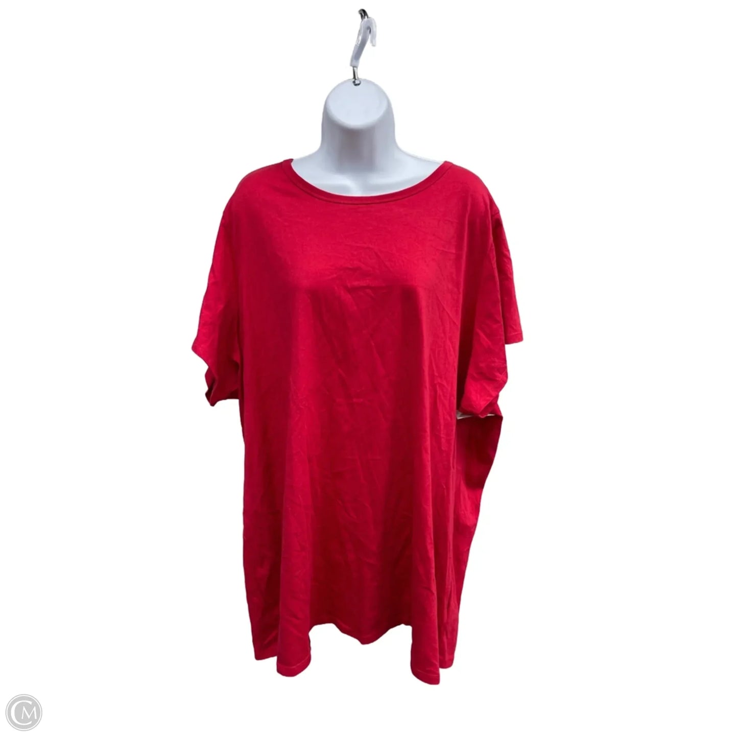Top Short Sleeve Basic By Torrid In Red, Size: 4x