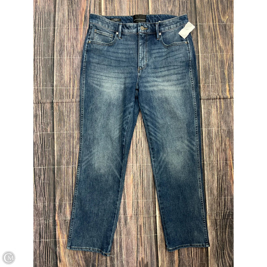 Jeans Straight By White House Black Market In Blue Denim, Size: 10