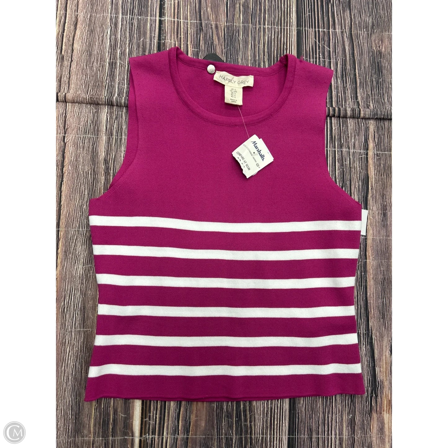 Tank Top By Happily Grey In Pink, Size: L