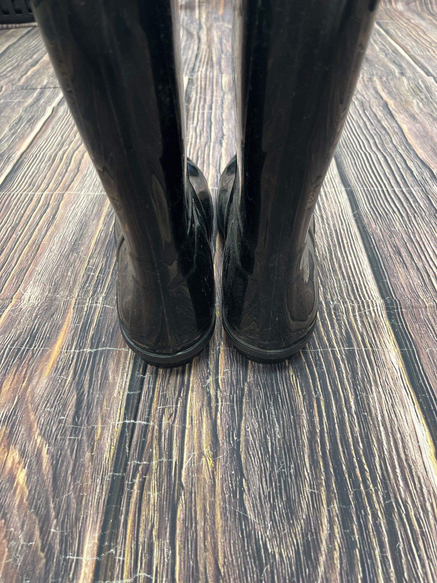 Black Boots Rain Seven 7, Size 8