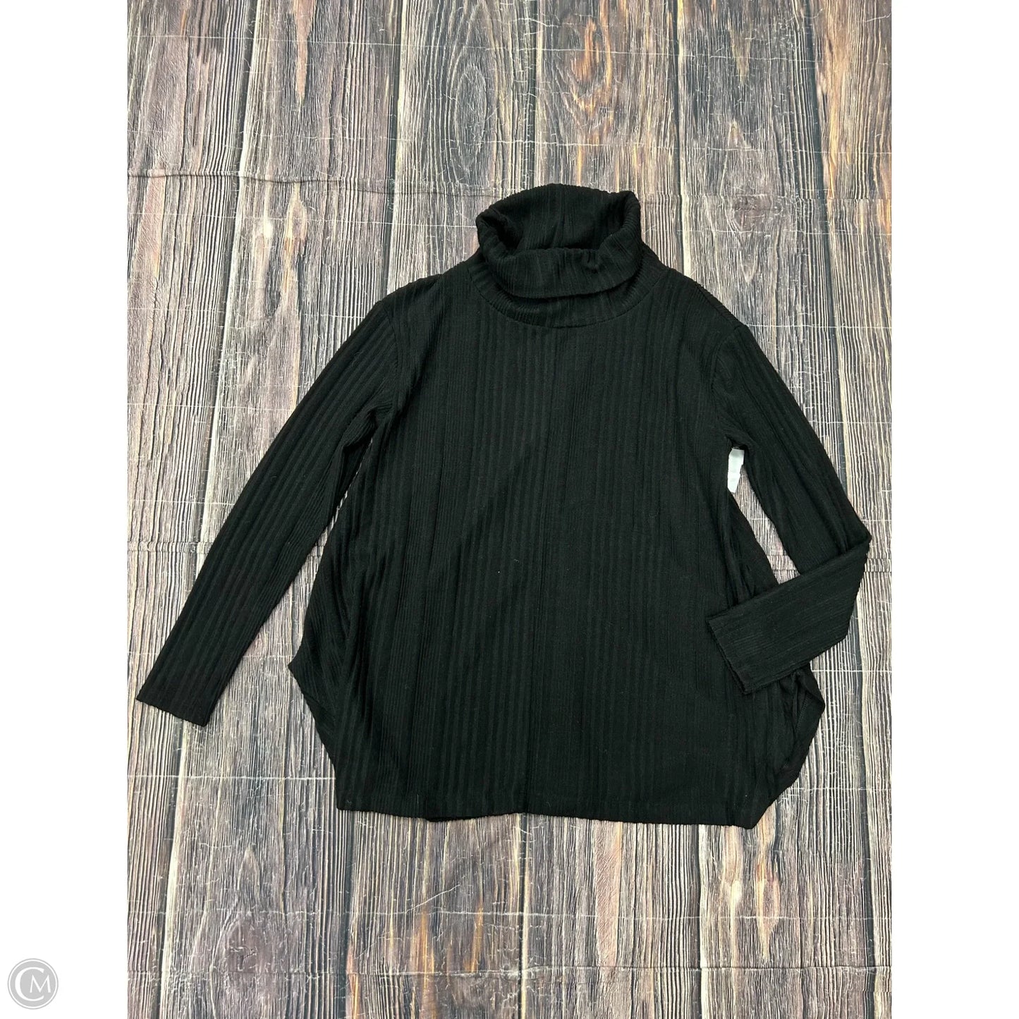 Sweater By Simply Vera In Black, Size: M