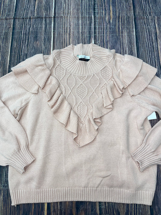 Sweater By Eloquii In Pink, Size: 22