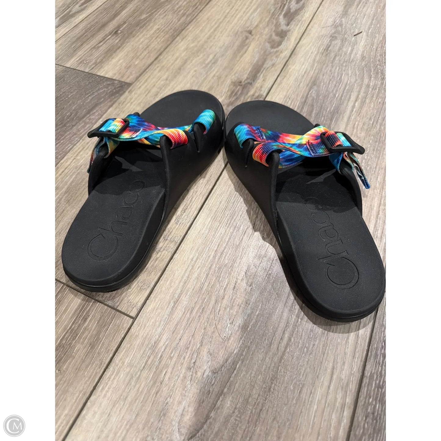 Sandals Flats By Chacos In Rainbow Print, Size: 7