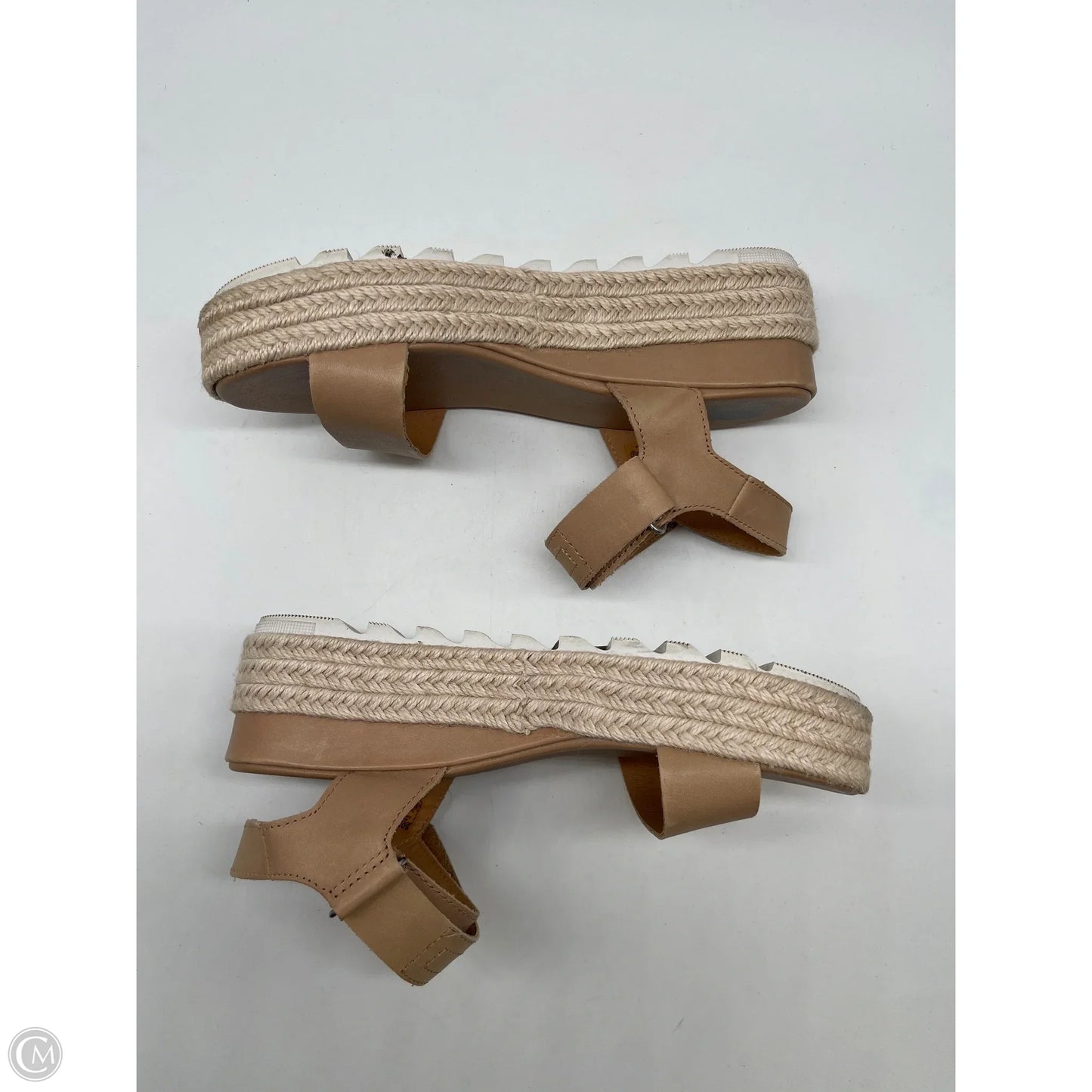 Sandals Heels Platform By Sorel In Taupe, Size: 7.5