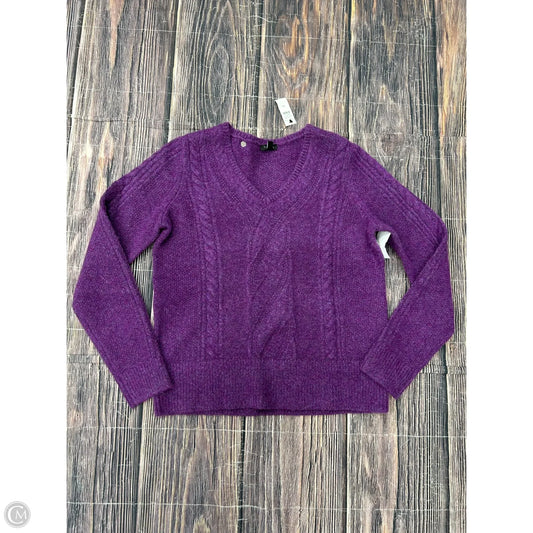 Sweater By Talbots In Purple, Size: Xs