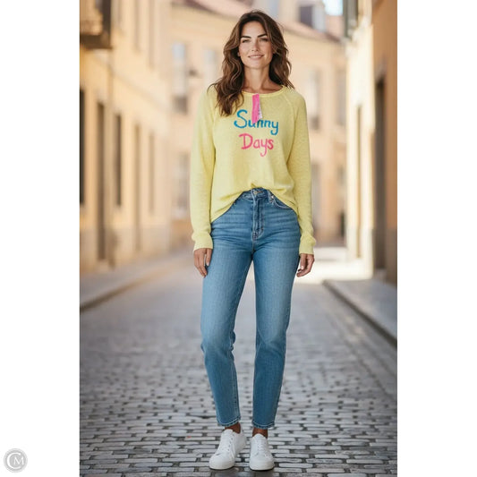 Sweater Cardigan Designer By Lilly Pulitzer In Yellow, Size: M