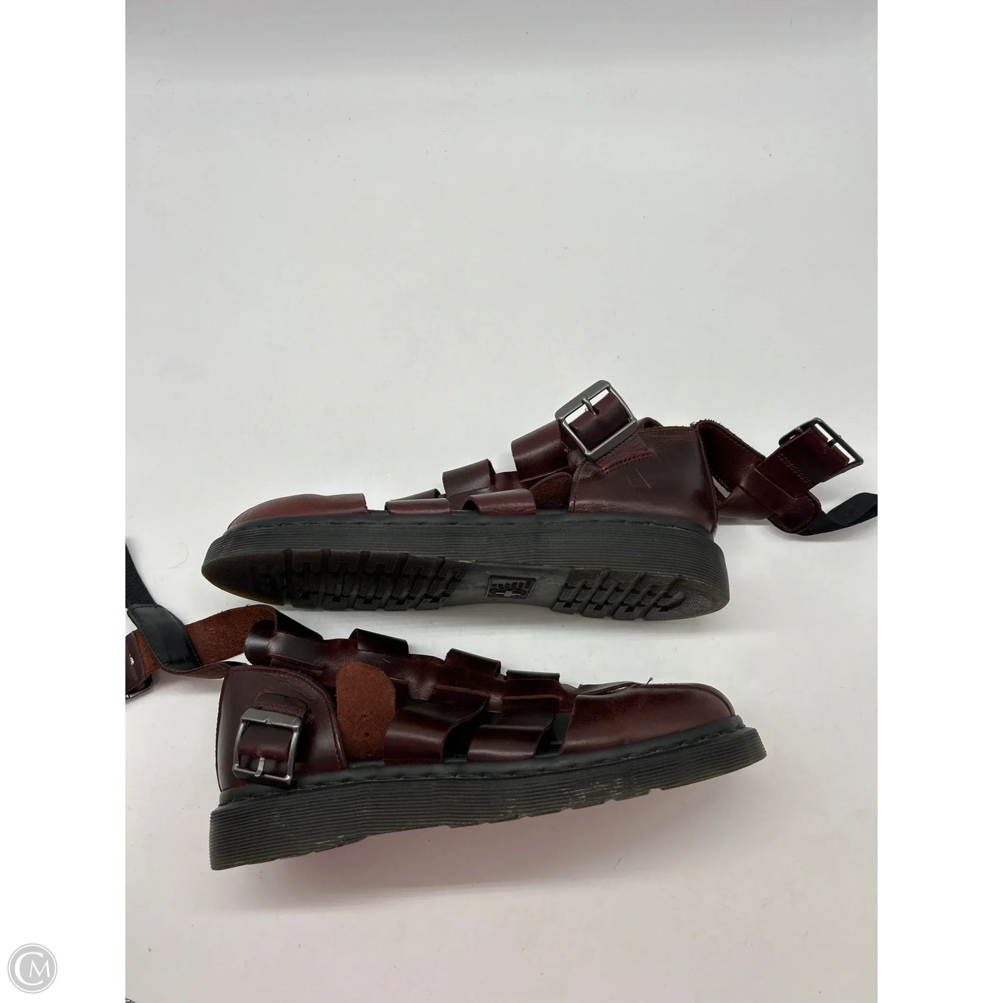 Sandals Flats By Dr Martens In Brown, Size: 9