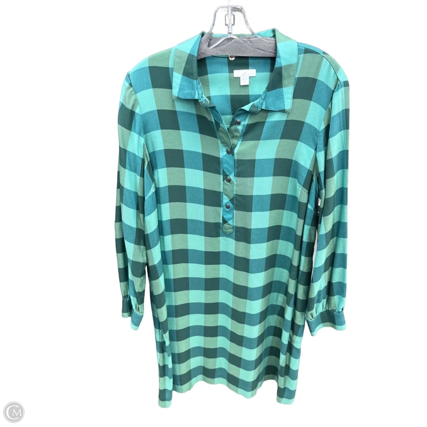 Dress Casual Short By J. Jill In Green, Size: Mp