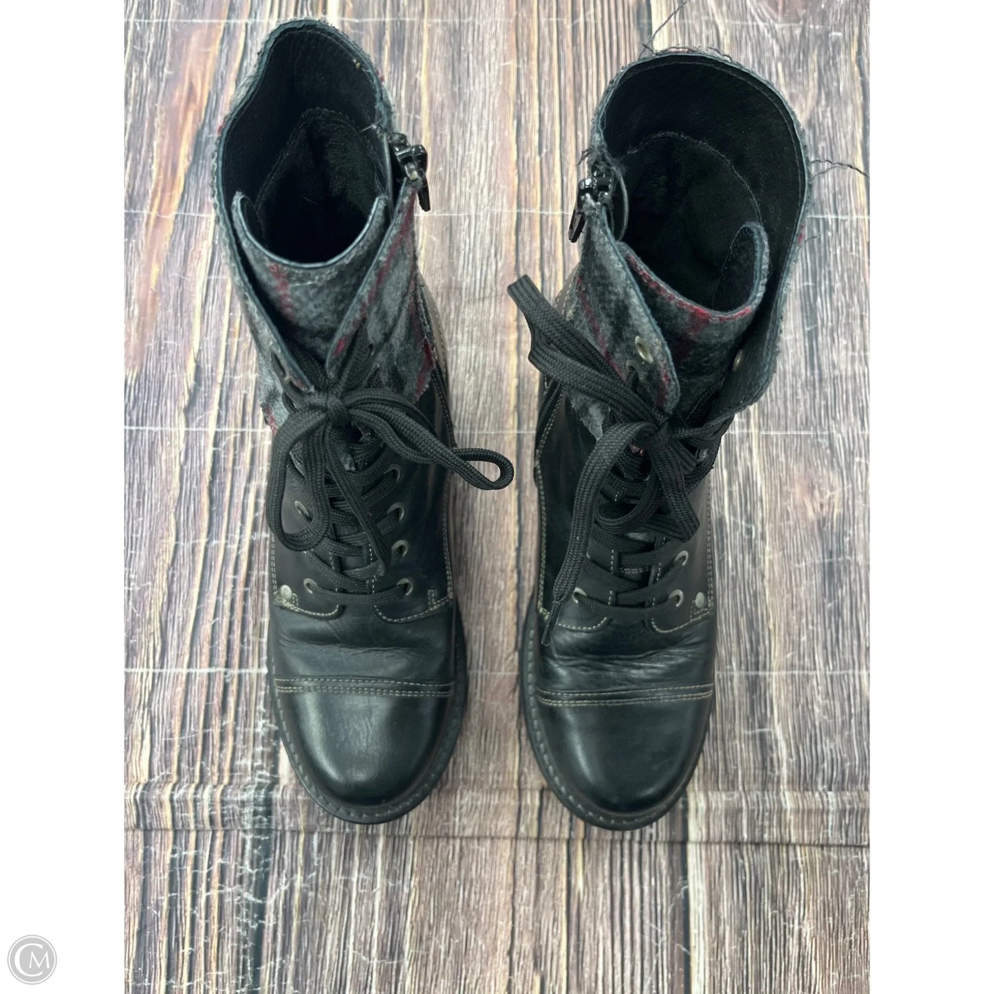 Boots Ankle Heels By Taos In Black, Size: 7.5