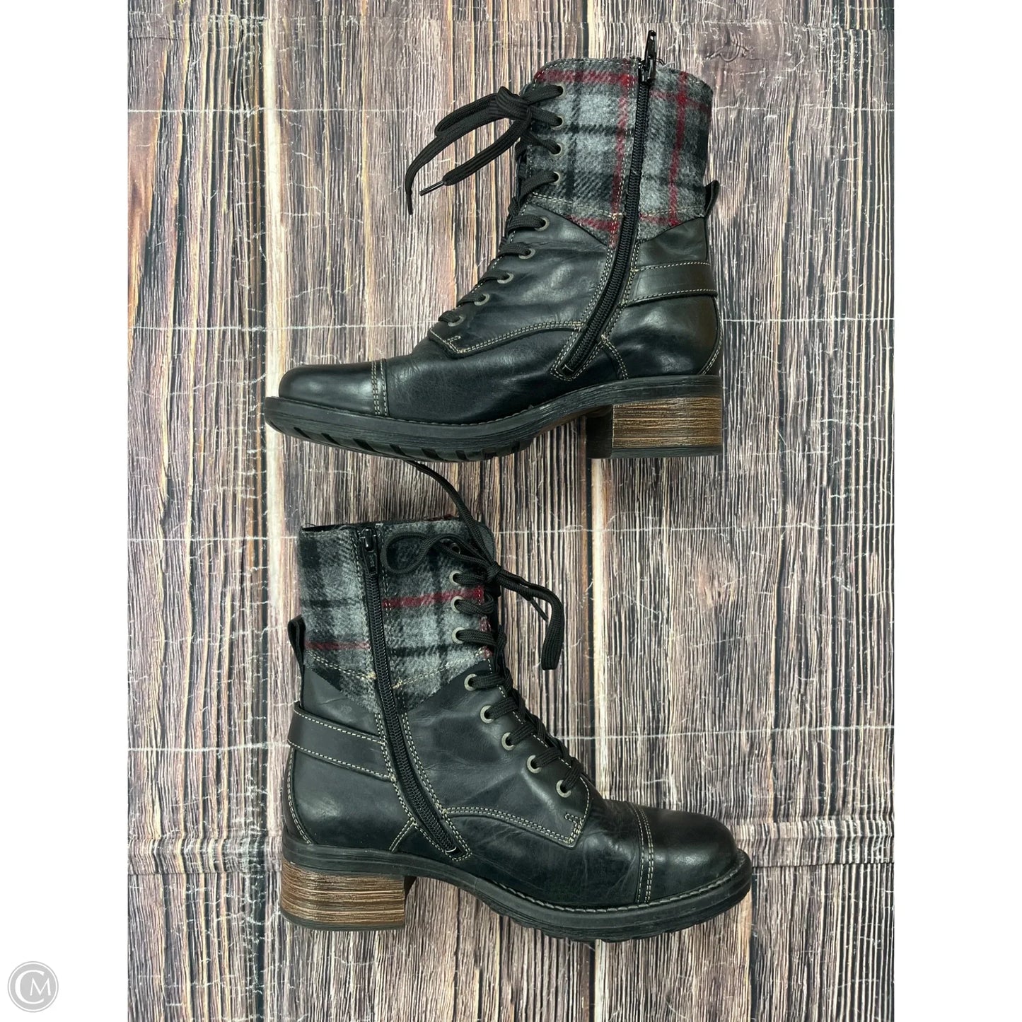 Boots Ankle Heels By Taos In Black, Size: 7.5