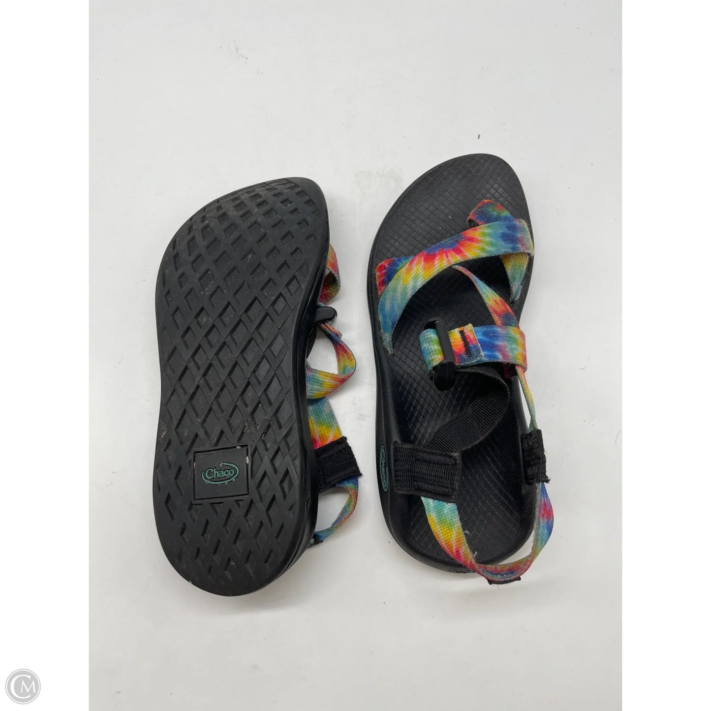Sandals Flats By Chacos In Rainbow Print, Size: 7