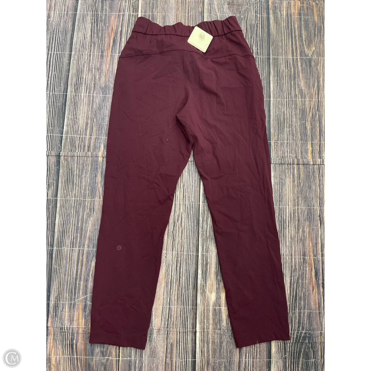 Athletic Pants By Lululemon In Red, Size: 4