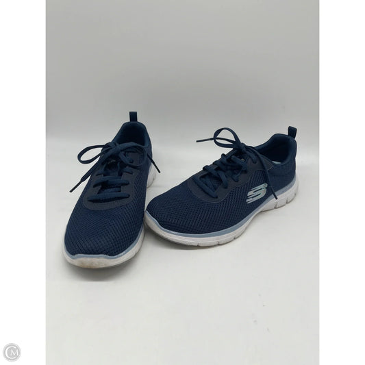 Shoes Athletic By Skechers In Blue, Size: 8