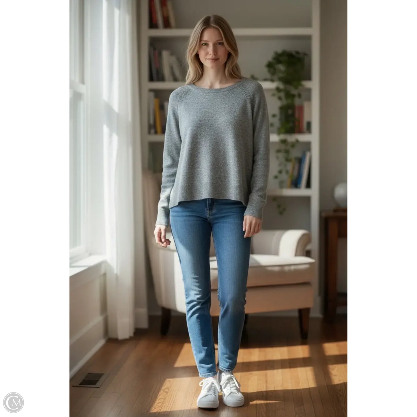 Sweater By Banana Republic In Silver, Size: Xs