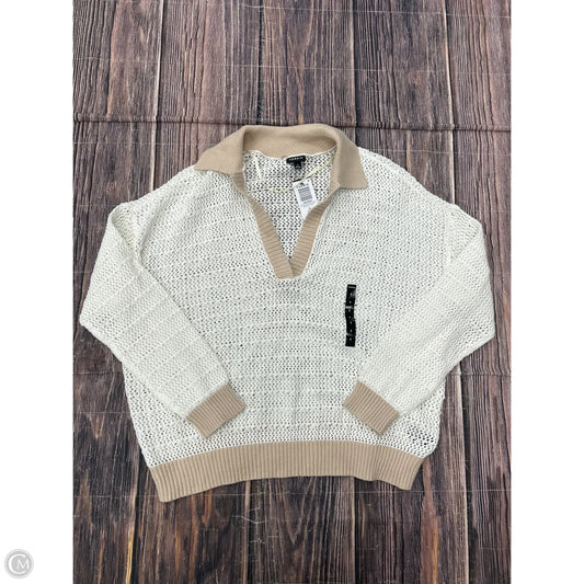 Sweater By Torrid In Cream, Size: 1x