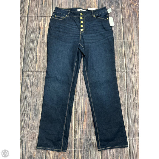 Jeans Boot Cut By Cato In Blue Denim, Size: 14