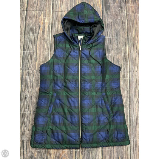 Vest Puffer & Quilted By Cj Banks In Blue, Size: 1x