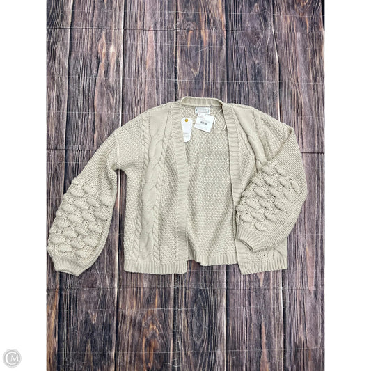 Cardigan By Loveriche In Tan, Size: L